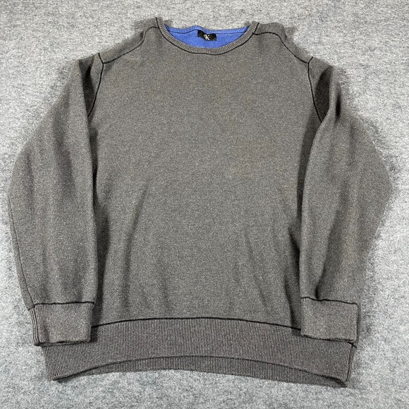 Calvin Klein Sweater Mens Extra Large XL Waffle Knit Pullover Crewneck Y2K Retro - Picture 1 of 12